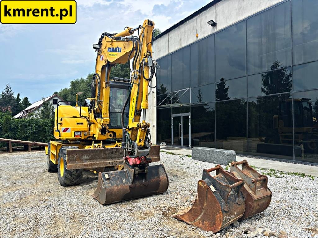 Komatsu PW 118 MR-8 KOPARKA KOŁOWA ROTOTILT 2017R | LIEBHE Gumikerekes kotrók