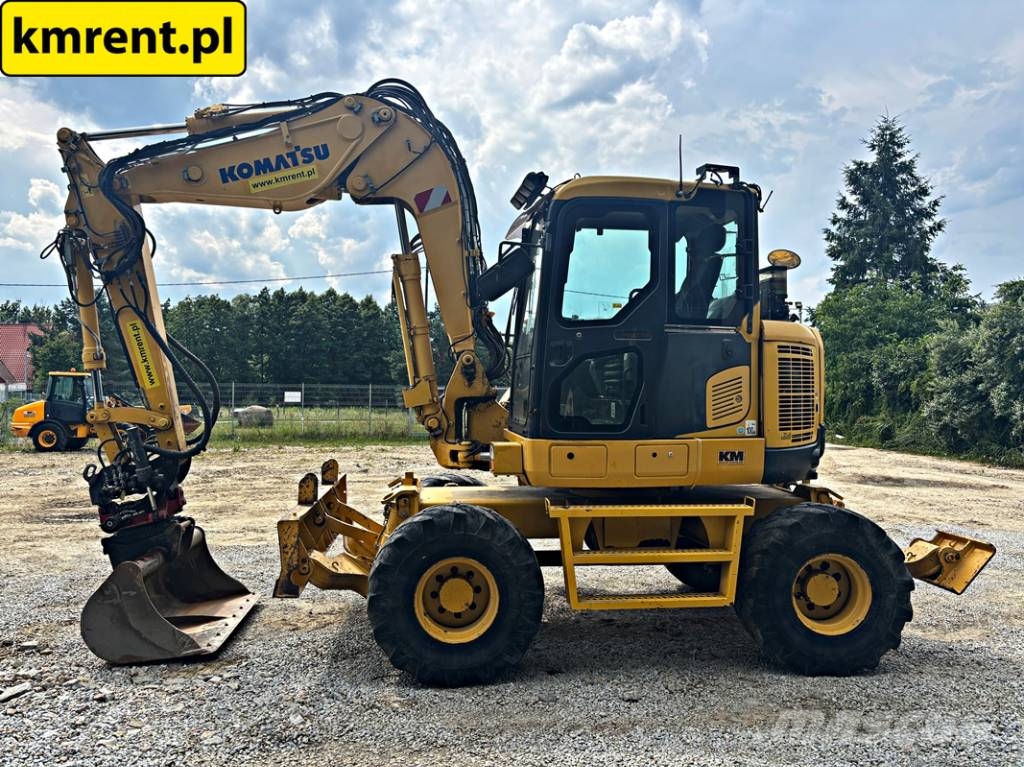 Komatsu PW 118 MR-8 KOPARKA KOŁOWA ROTOTILT 2017R | LIEBHE Gumikerekes kotrók