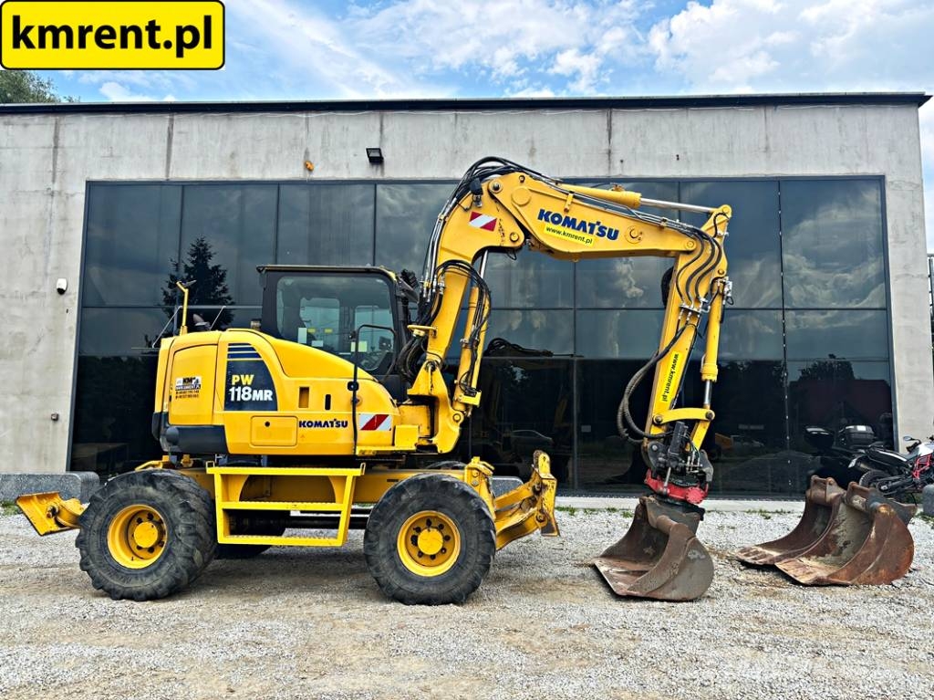 Komatsu PW 118 MR-8 KOPARKA KOŁOWA ROTOTILT 2017R | LIEBHE Gumikerekes kotrók