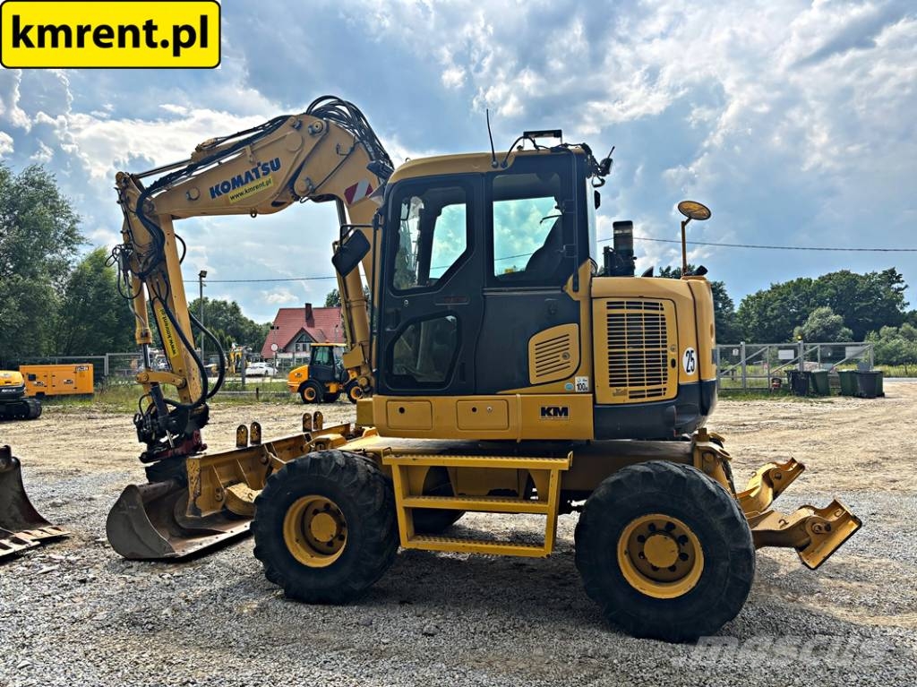 Komatsu PW 118 MR-8 KOPARKA KOŁOWA ROTOTILT 2017R | LIEBHE Gumikerekes kotrók