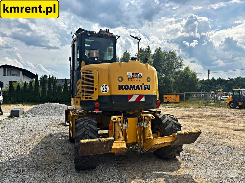 Komatsu PW 118 MR-8 KOPARKA KOŁOWA ROTOTILT 2017R | LIEBHE Gumikerekes kotrók