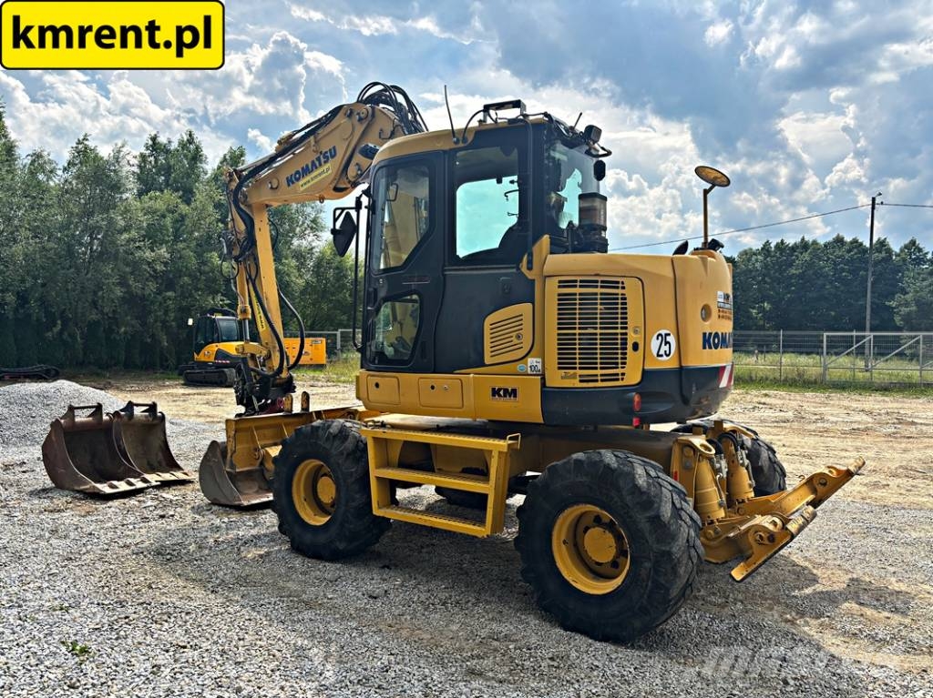 Komatsu PW 118 MR-8 KOPARKA KOŁOWA ROTOTILT 2017R | LIEBHE Gumikerekes kotrók