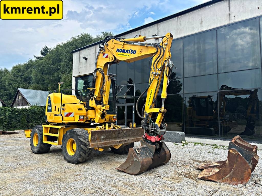 Komatsu PW 118 MR-8 KOPARKA KOŁOWA ROTOTILT 2017R | LIEBHE Gumikerekes kotrók