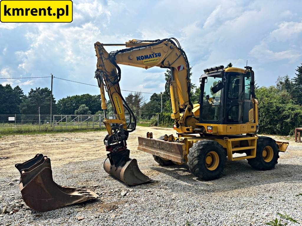 Komatsu PW 118 MR-8 KOPARKA KOŁOWA ROTOTILT 2017R | LIEBHE Gumikerekes kotrók