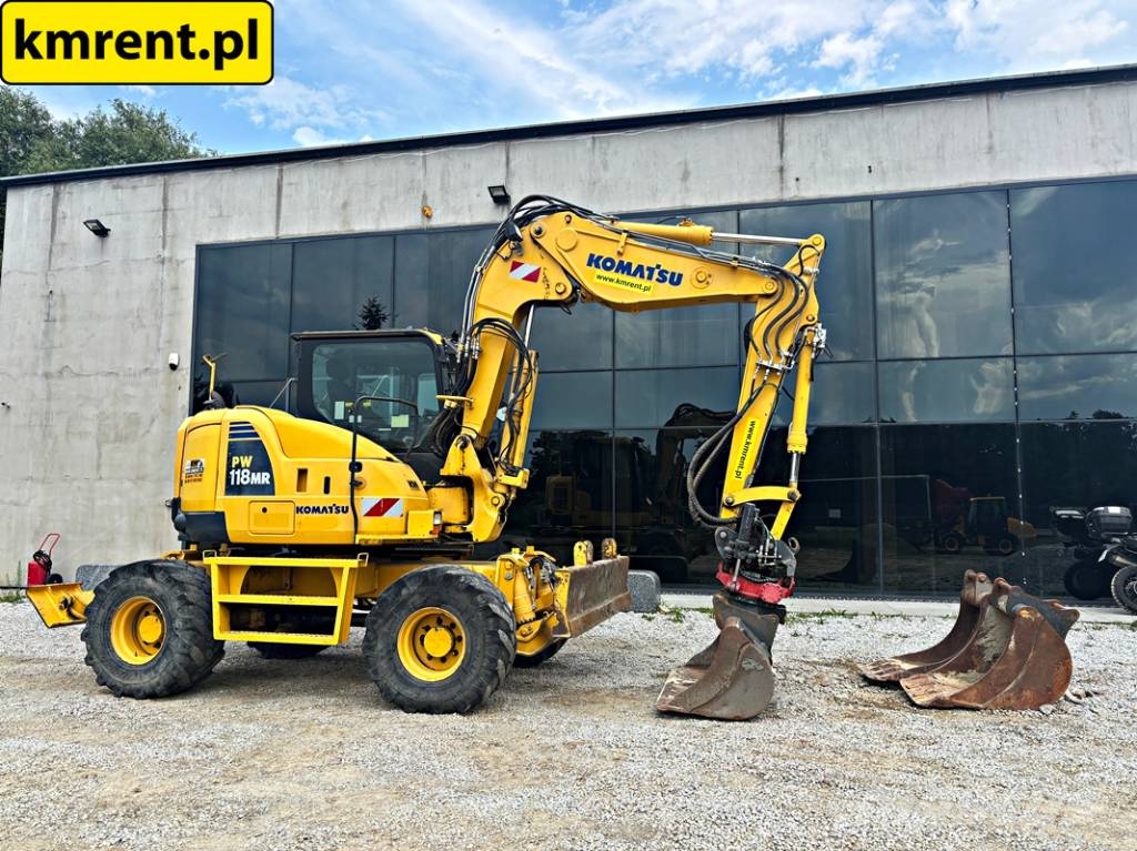 Komatsu PW 118 MR-8 KOPARKA KOŁOWA ROTOTILT 2017R | LIEBHE Gumikerekes kotrók