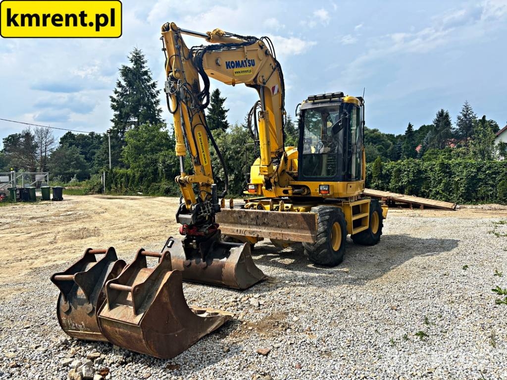 Komatsu PW 118 MR-8 KOPARKA KOŁOWA ROTOTILT 2017R | LIEBHE Gumikerekes kotrók