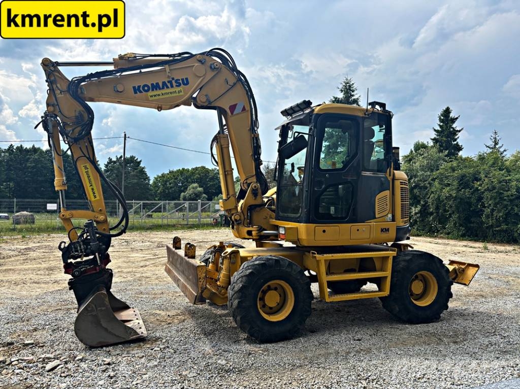 Komatsu PW 118 MR-8 KOPARKA KOŁOWA ROTOTILT 2017R | LIEBHE Gumikerekes kotrók