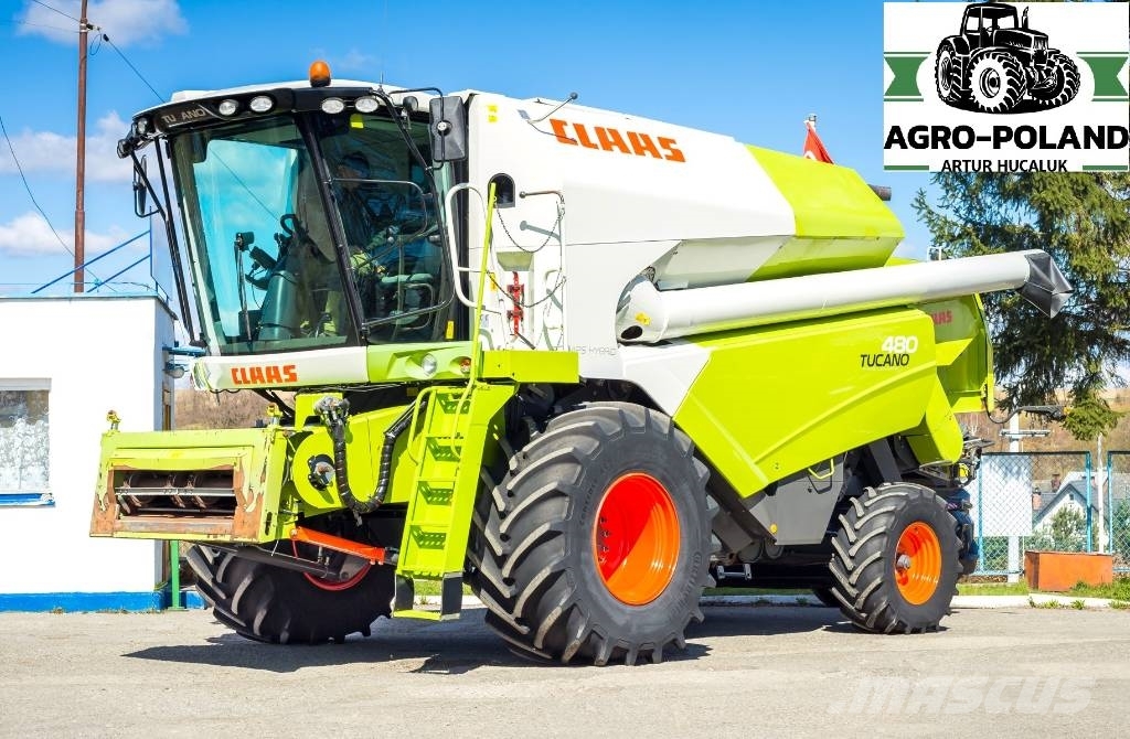 CLAAS Claas TUCANO 480 - 2011 + VARIO 750 - 2236 h Teraviljakombainid