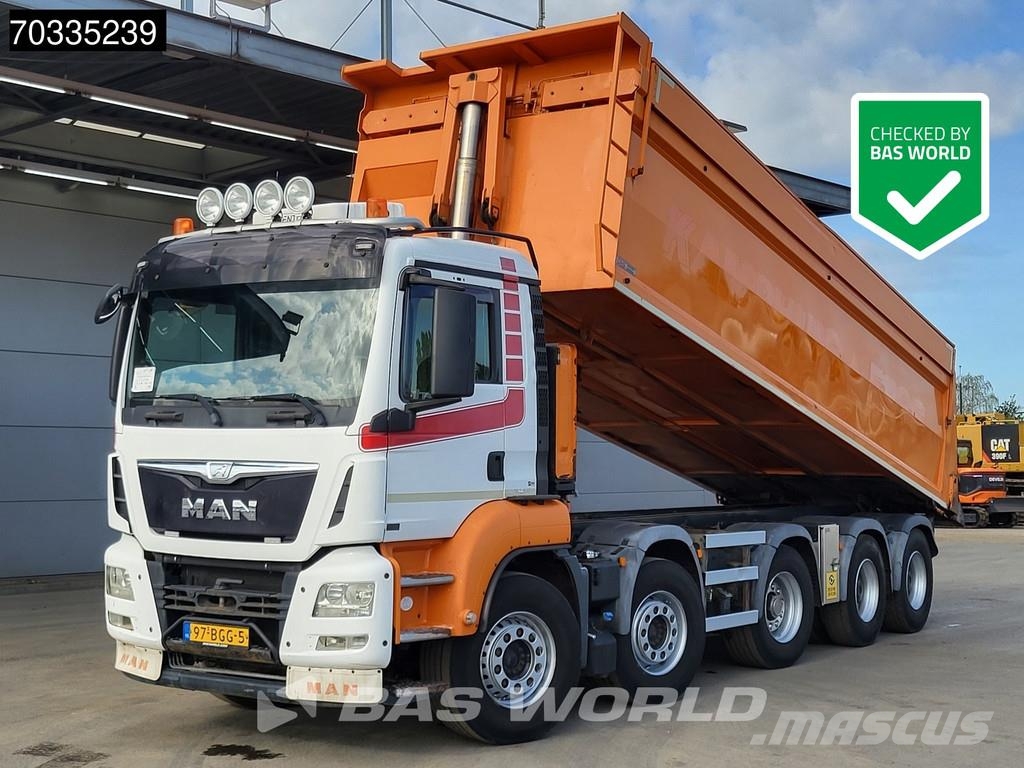 MAN TGS 41.440 10X4 NL-truck 10x4 29m3 tipper Big-Axle Savivarčių priekabų vilkikai