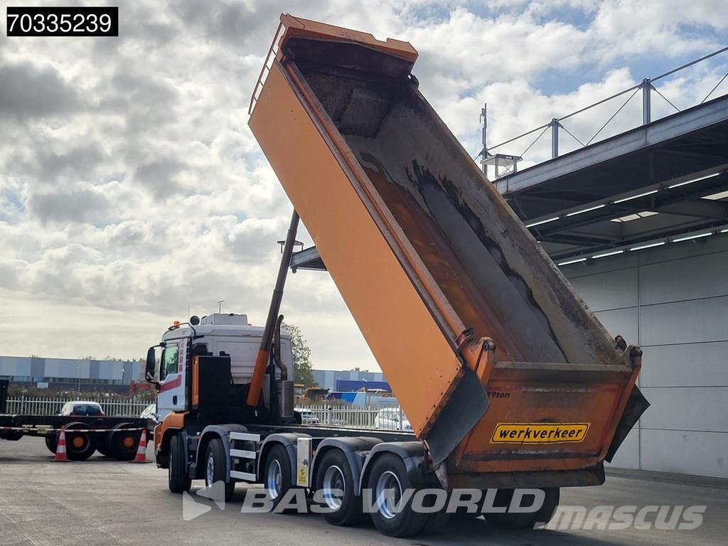 MAN TGS 41.440 10X4 NL-truck 10x4 29m3 tipper Big-Axle Savivarčių priekabų vilkikai