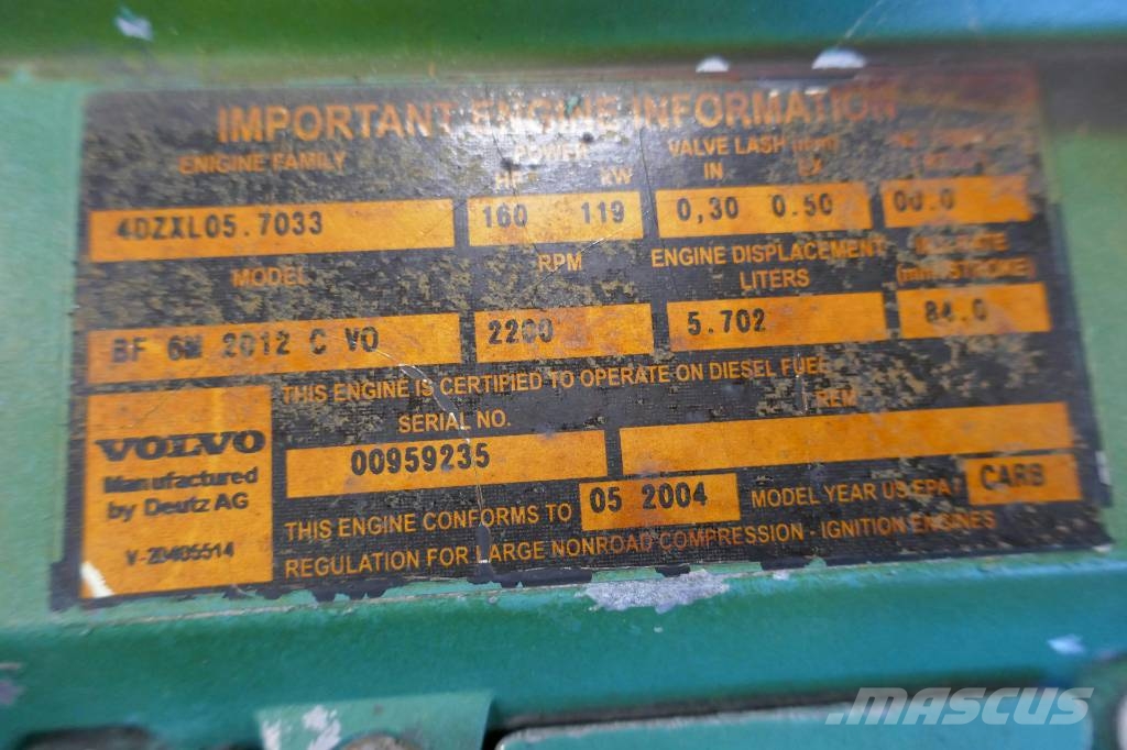 Volvo L 90 E Motores
