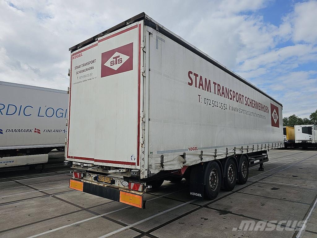 Kögel SN 24 HARD WOOD FLOOR نصف مقطورات بباب جانبي