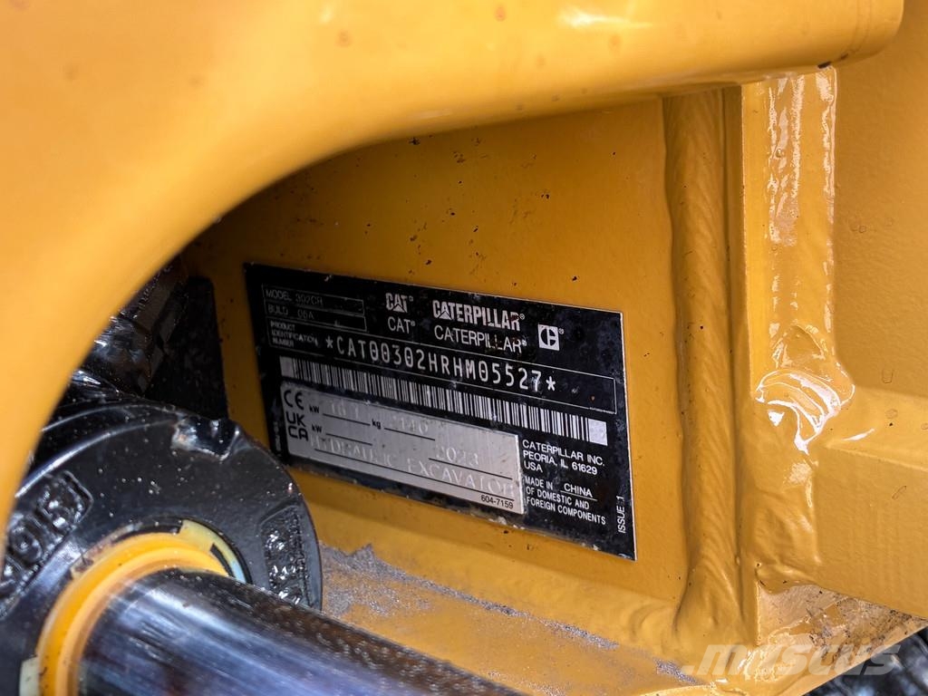 CAT 302-05CR Mini bagri <7t