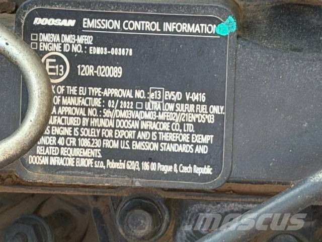 Doosan DX 140 LC-7 Crawler excavators