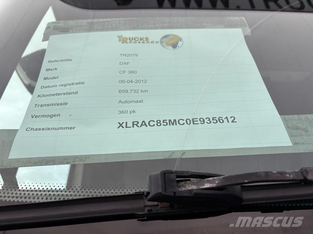 DAF CF 360 + PALFINGER PK 26002---3X EXT. + REMOTE + H Grúas todo terreno