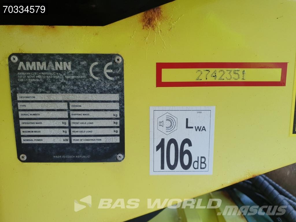 Ammann ASC70 A/C Ťahačové valce