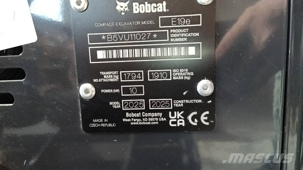 Bobcat E 19e Midi excavators 7t - 12t