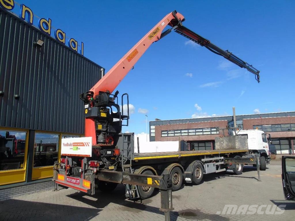 MOL PALFINGER PALFINGER 40001EL - 22 METER LENGTH + RE نصف مقطورات مسطحة / مفصلية الجوانب