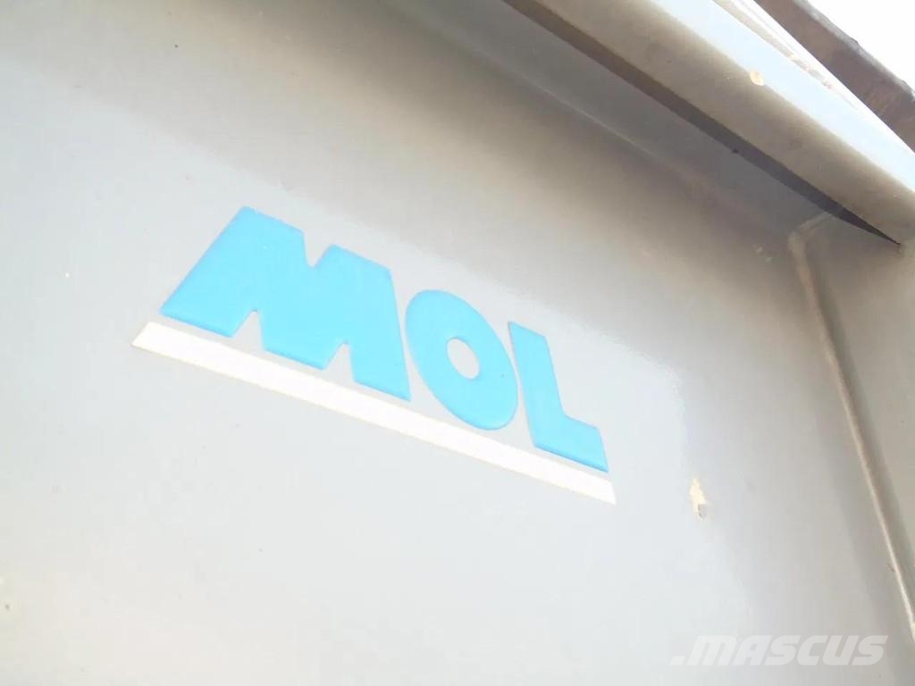 MOL PALFINGER PALFINGER 40001EL - 22 METER LENGTH + RE نصف مقطورات مسطحة / مفصلية الجوانب