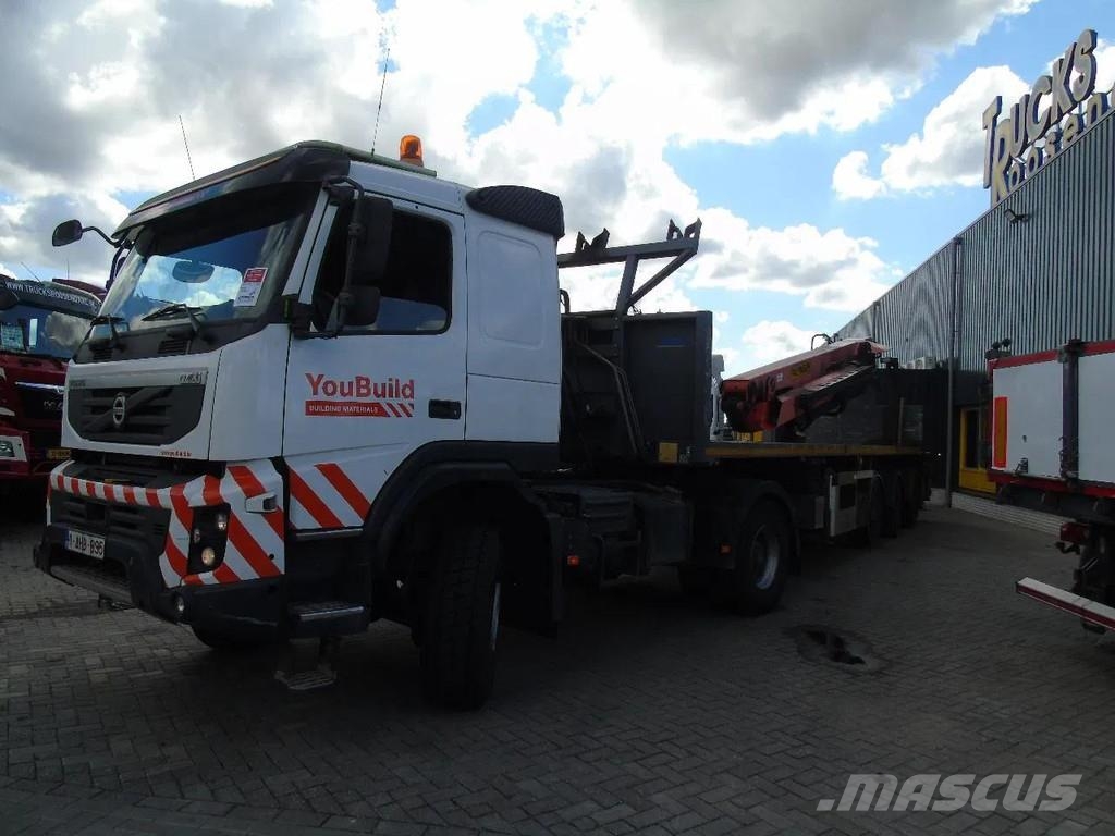 MOL PALFINGER PALFINGER 40001EL - 22 METER LENGTH + RE نصف مقطورات مسطحة / مفصلية الجوانب