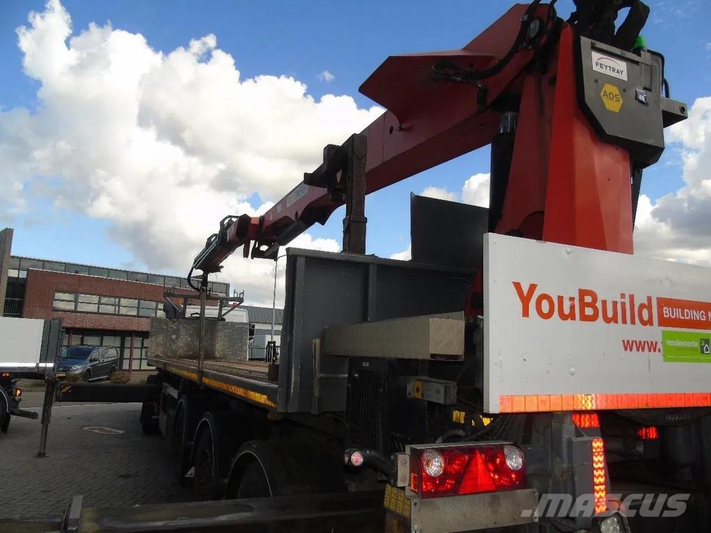 MOL PALFINGER PALFINGER 40001EL - 22 METER LENGTH + RE Poluprikolice sa otvorenim sandukom