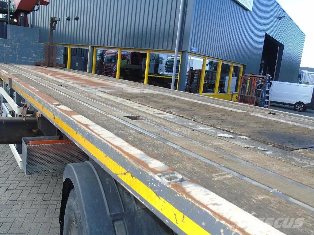 MOL PALFINGER PALFINGER 40001EL - 22 METER LENGTH + RE نصف مقطورات مسطحة / مفصلية الجوانب