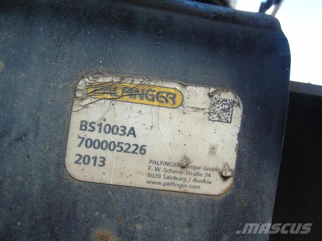 MOL PALFINGER PALFINGER 40001EL - 22 METER LENGTH + RE نصف مقطورات مسطحة / مفصلية الجوانب