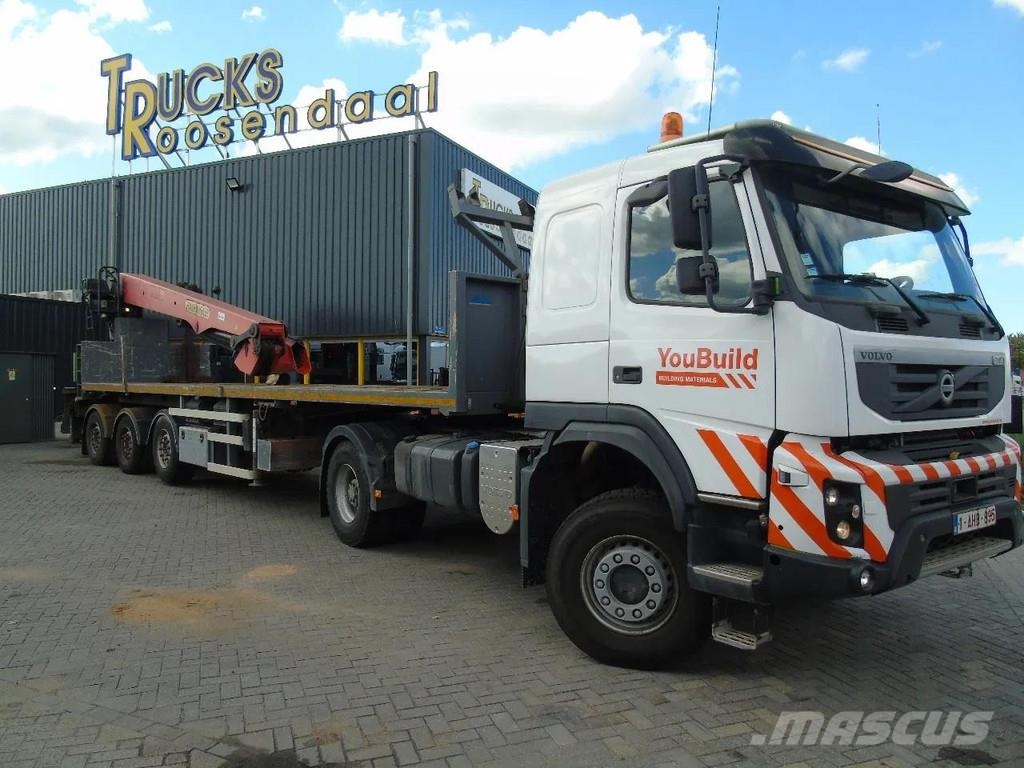 MOL PALFINGER PALFINGER 40001EL - 22 METER LENGTH + RE نصف مقطورات مسطحة / مفصلية الجوانب