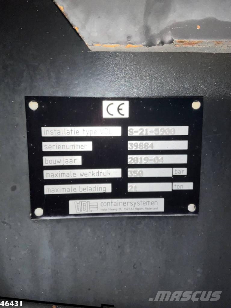 MAN TGS 26.420 Euro 6 HMF 21 Tonmeter laadkraan Just 1 Treileri ar āķi