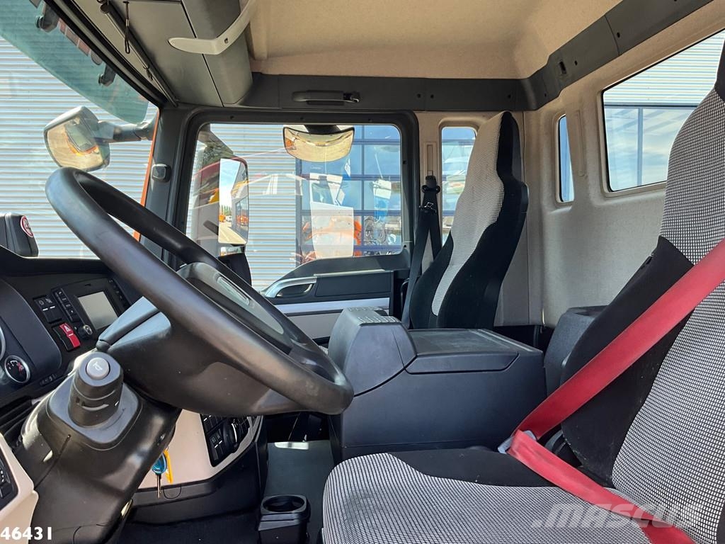 MAN TGS 26.420 Euro 6 HMF 21 Tonmeter laadkraan Just 1 Treileri ar āķi