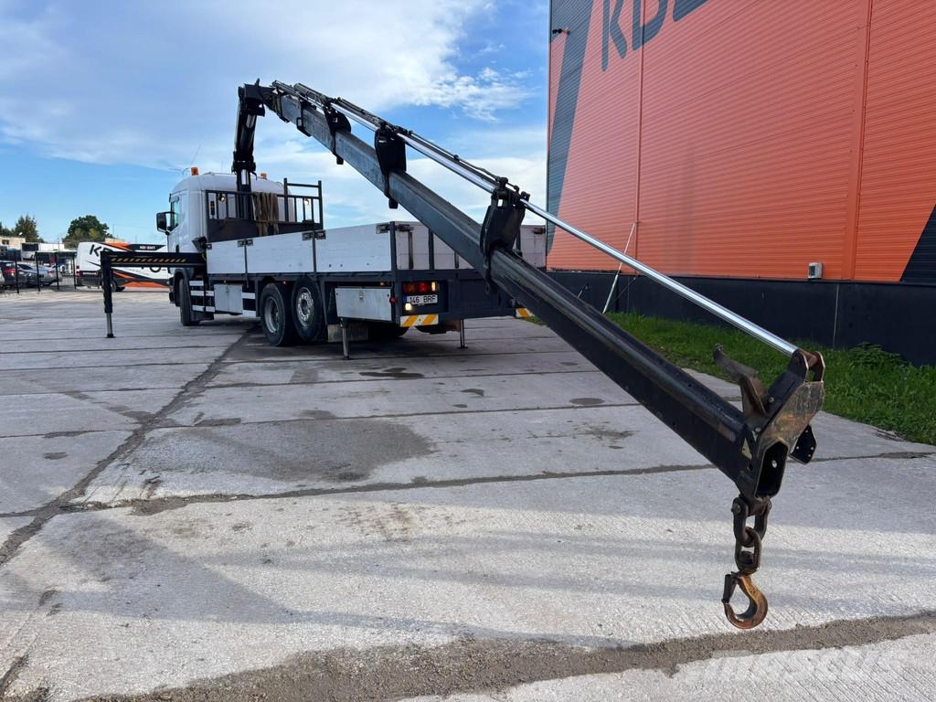 Scania R 114 6x2 PK 24500 / PLATFORM L=6878 mm Smagās mašīnas ar celtni