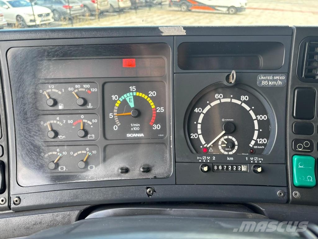 Scania R 114 6x2 PK 24500 / PLATFORM L=6878 mm Smagās mašīnas ar celtni
