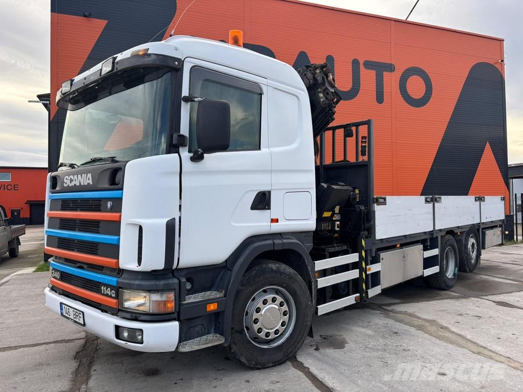 Scania R 114 6x2 PK 24500 / PLATFORM L=6878 mm Smagās mašīnas ar celtni
