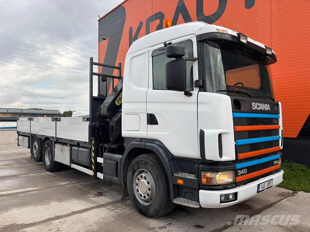 Scania R 114 6x2 PK 24500 / PLATFORM L=6878 mm Smagās mašīnas ar celtni