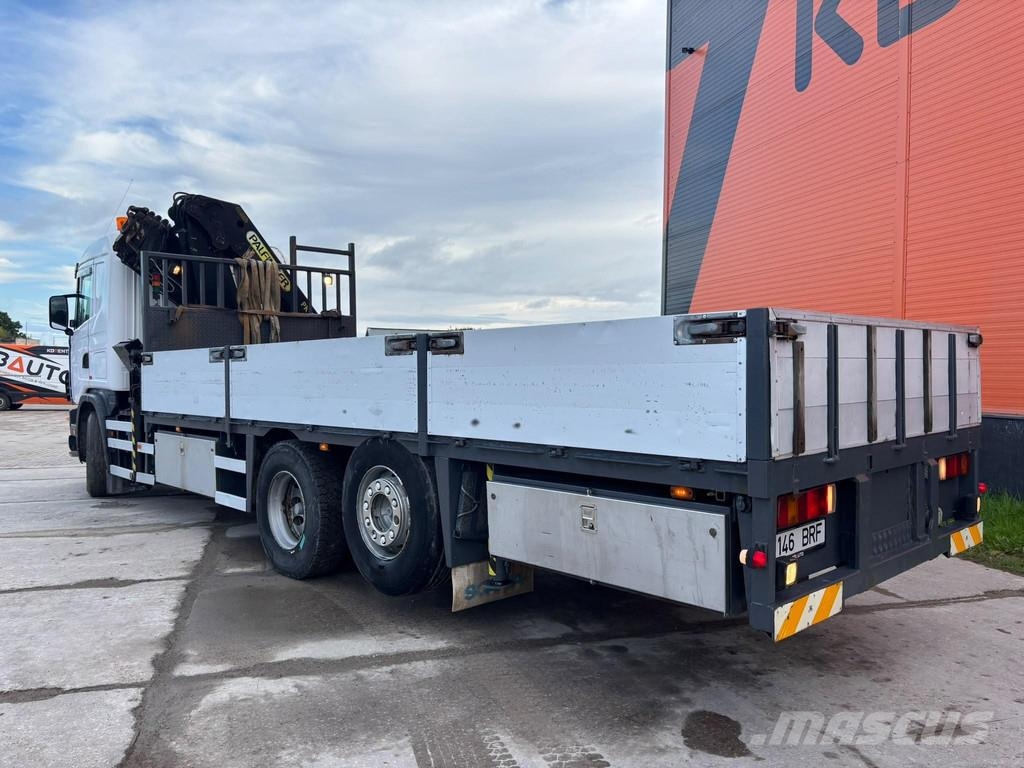 Scania R 114 6x2 PK 24500 / PLATFORM L=6878 mm Smagās mašīnas ar celtni
