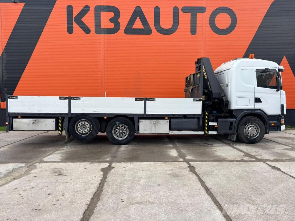 Scania R 114 6x2 PK 24500 / PLATFORM L=6878 mm Smagās mašīnas ar celtni