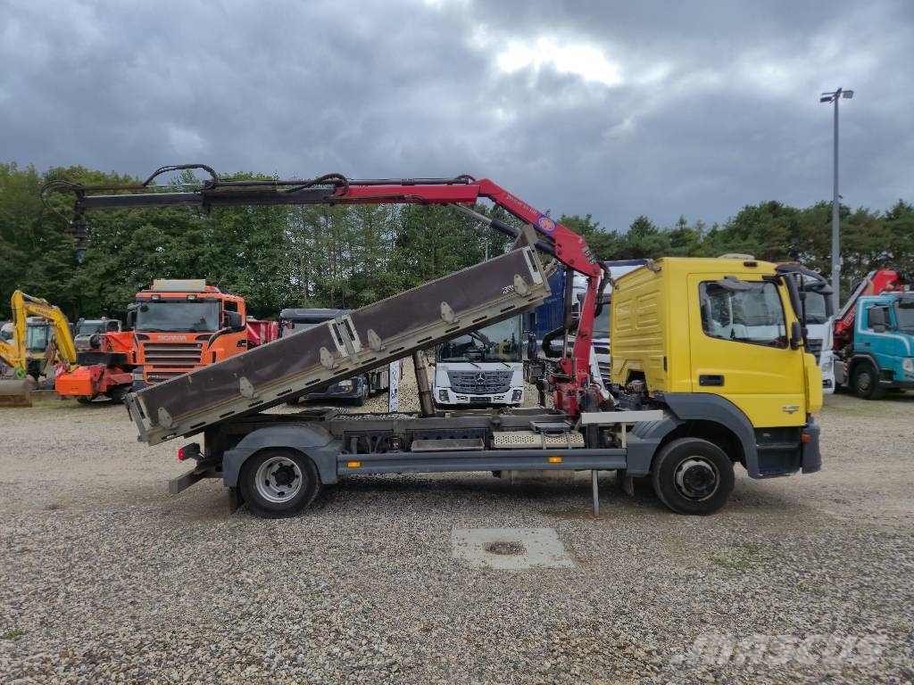 Mercedes-Benz Atego 1018 //HMF 525 K2/ Radio // Tiplad Crane trucks