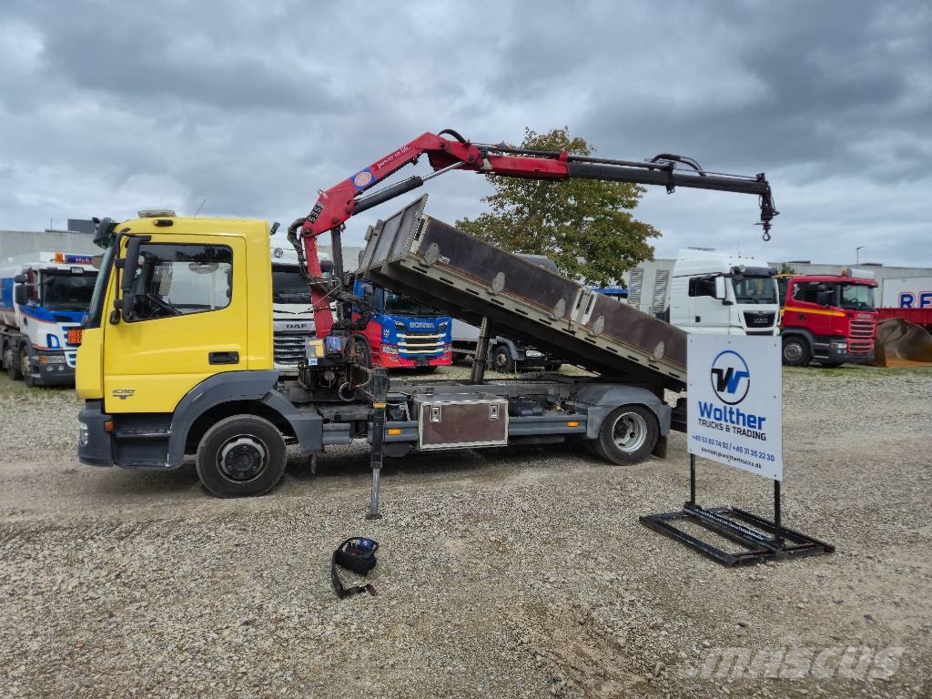 Mercedes-Benz Atego 1018 //HMF 525 K2/ Radio // Tiplad Crane trucks