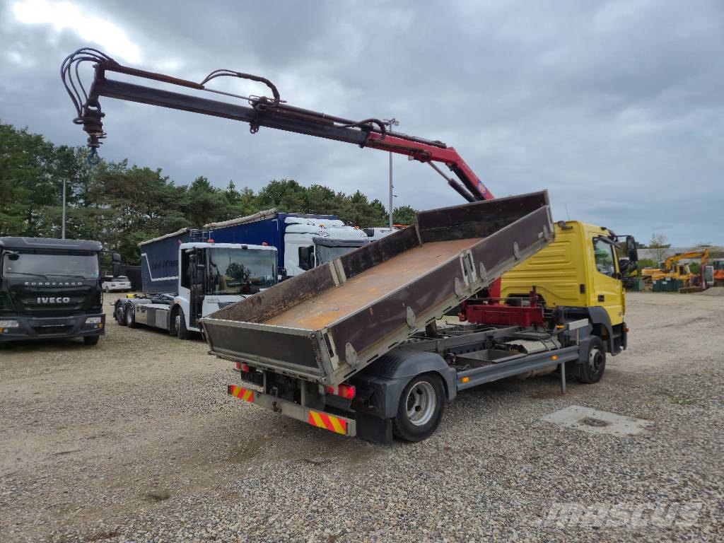 Mercedes-Benz Atego 1018 //HMF 525 K2/ Radio // Tiplad Crane trucks