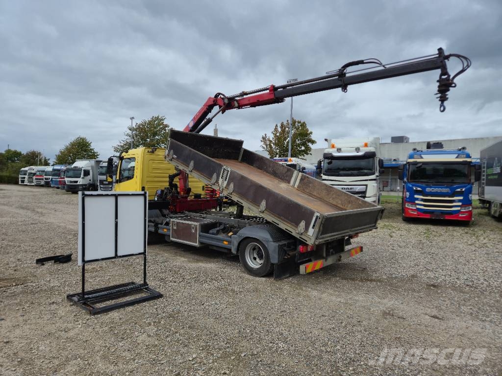 Mercedes-Benz Atego 1018 //HMF 525 K2/ Radio // Tiplad Crane trucks