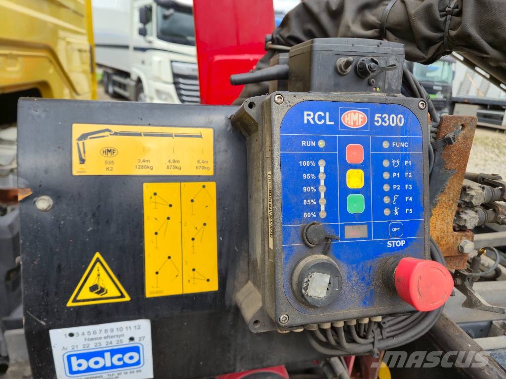 Mercedes-Benz Atego 1018 //HMF 525 K2/ Radio // Tiplad Crane trucks