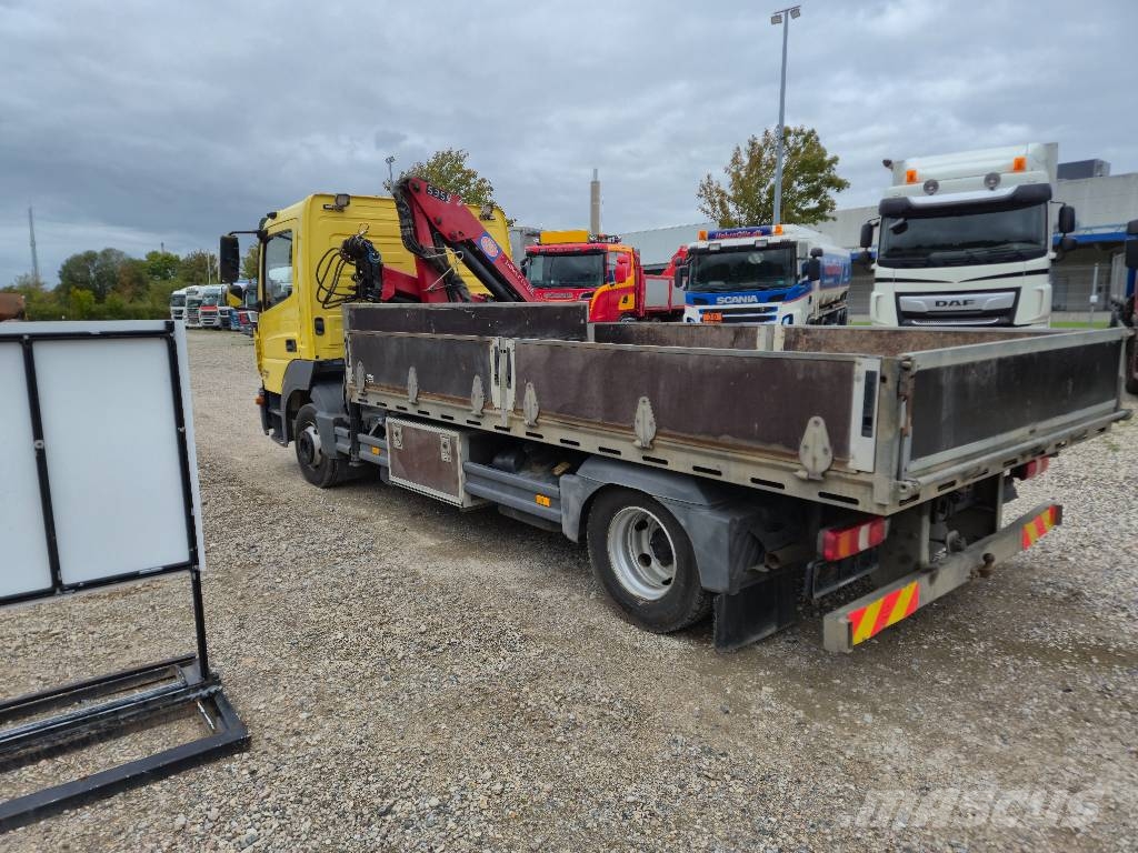 Mercedes-Benz Atego 1018 //HMF 525 K2/ Radio // Tiplad Crane trucks