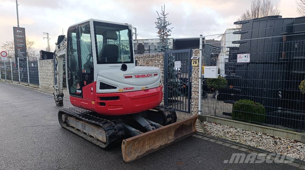 Takeuchi TB 260 Powertilt und Schnellwechsler MS 03, Radio Mini excavators < 7t (Mini diggers)