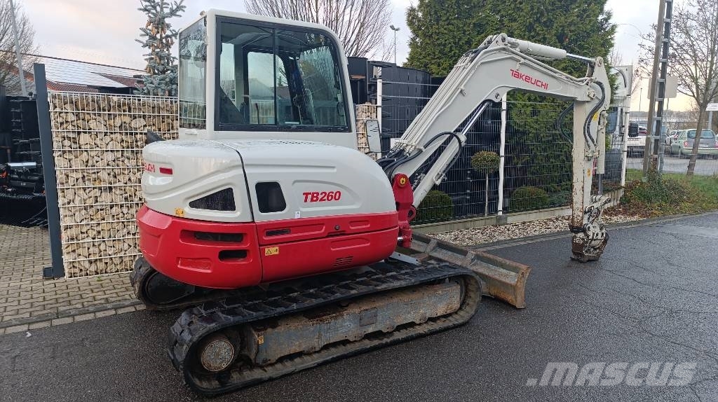 Takeuchi TB 260 Powertilt und Schnellwechsler MS 03, Radio Mini excavators < 7t (Mini diggers)