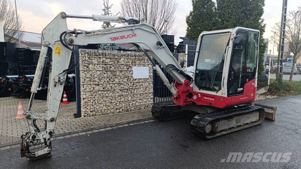 Takeuchi TB 260 Powertilt und Schnellwechsler MS 03, Radio Mini excavators < 7t (Mini diggers)