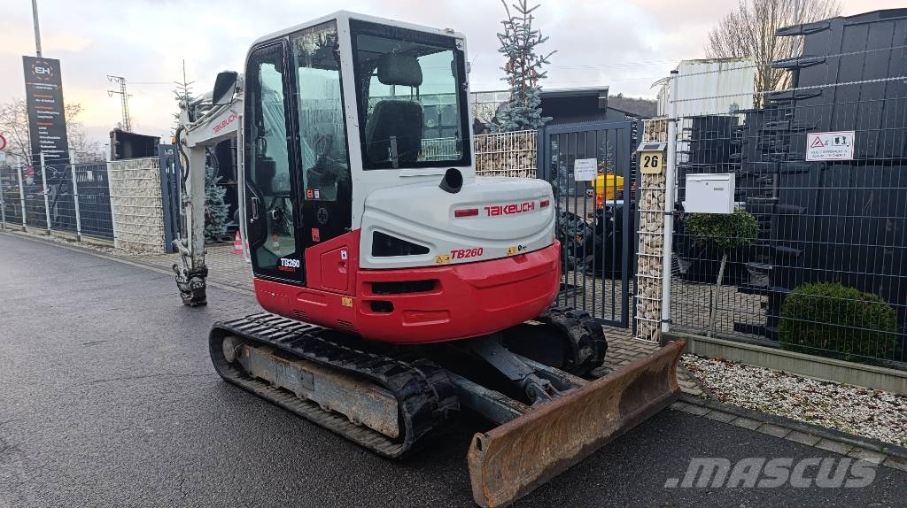 Takeuchi TB 260 Powertilt und Schnellwechsler MS 03, Radio Mini excavators < 7t (Mini diggers)