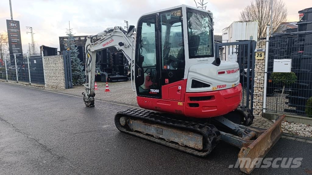 Takeuchi TB 260 Powertilt und Schnellwechsler MS 03, Radio Mini excavators < 7t (Mini diggers)