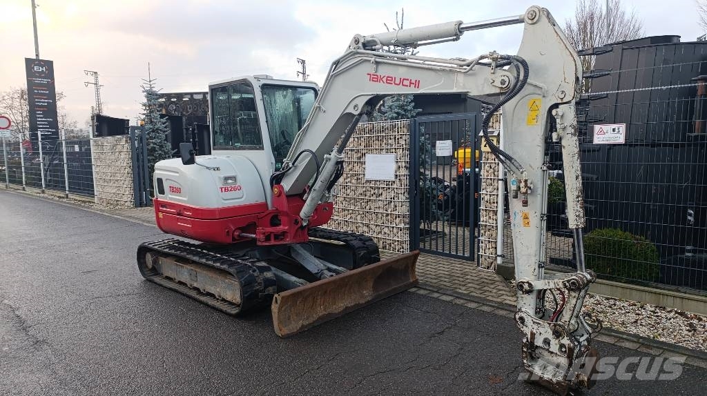 Takeuchi TB 260 Powertilt und Schnellwechsler MS 03, Radio Mini excavators < 7t (Mini diggers)