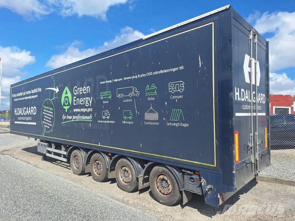 KLC 4 akslet 96 m3 walking floor trailer Kayar zemin yarı römorklar