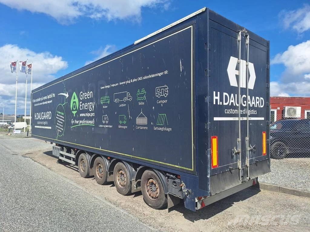 KLC 4 akslet 96 m3 walking floor trailer Kayar zemin yarı römorklar